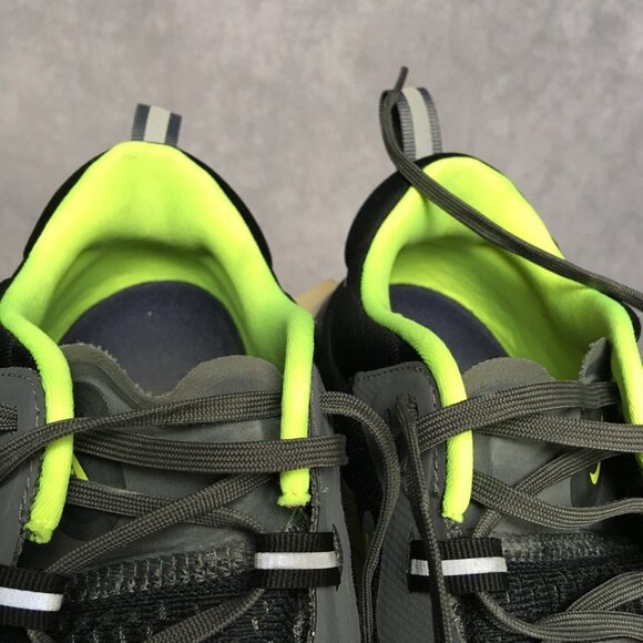 Nike Mens React Miler 2 Running Shoes size 12.5 Sneakers Smoke Grey Volt Black‎ main image 8